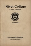 Olivet College Seventeenth Annual Catalog 1927-1928