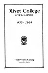 Olivet College Twenty-first Annual Catalog 1933-1934 by Olivet Nazarene University