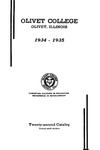 Olivet College Twenty-second Annual Catalog 19341935 by Olivet Nazarene University