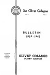 The Olivet Collegian 1939-1940 by Olivet Nazarene University