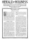 Herald of Holiness Volume 07, Number 20 (1918)