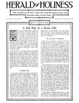 Herald of Holiness Volume 07, Number 47 (1919)