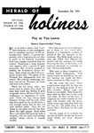 Herald of Holiness Volume 40, Number 42 (1951)