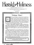 Herald of Holiness Volume 09, Number 01 (1920) by B. F. Haynes (Editor)