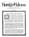 Herald of Holiness Volume 09, Number 04 (1920) by B. F. Haynes (Editor)