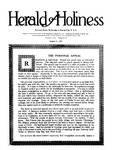 Herald of Holiness Volume 09, Number 21 (1920)