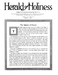 Herald of Holiness Volume 09, Number 30 (1920) by B. F. Haynes (Editor)