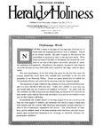 Herald of Holiness Volume 09, Number 32 (1920) by B. F. Haynes (Editor)