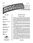 Herald of Holiness Volume 39, Number 21 (1950)
