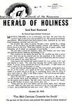 Herald of Holiness Volume 39, Number 34 (1950)
