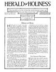 Herald of Holiness Volume 10, Number 11 by B. F. Haynes (Editor)
