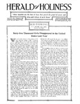 Herald of Holiness Volume 10, Number 20 by B. F. Haynes (Editor)