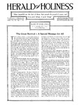 Herald of Holiness Volume 10, Number 23 by B. F. Haynes (Editor)