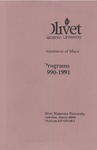 Department of Music Programs 1990 - 1991