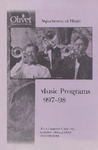 Department of Music Programs 1997 - 1998 by Department of Music